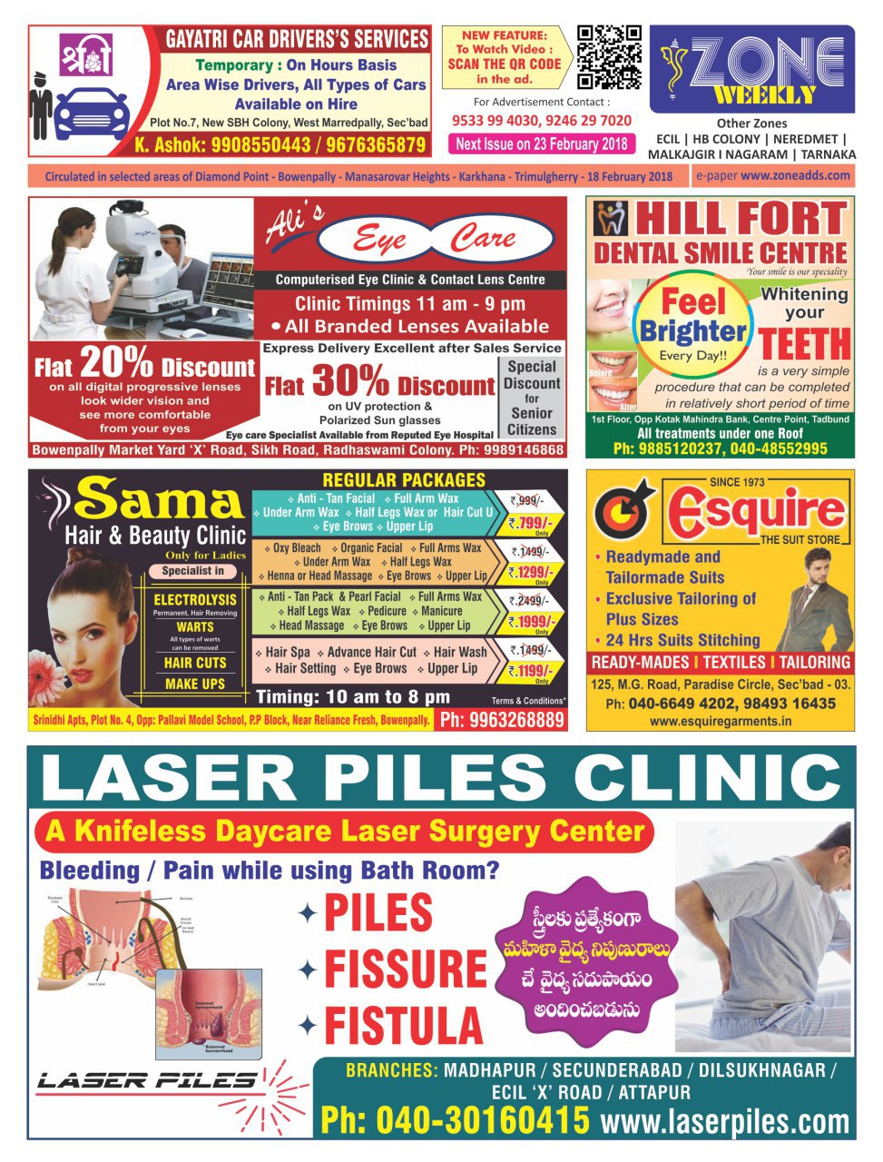 Best Laser Piles Clinic Hyderabad Ad